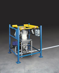 Half Frame Low Cost Bulk Bag Discharger for Pneumatic Conveying Systems
